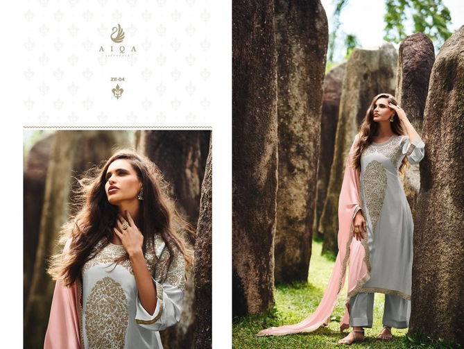 Zeenat By Aiqa ZE-01 To ZE-06 Salwar Kameez Catalog